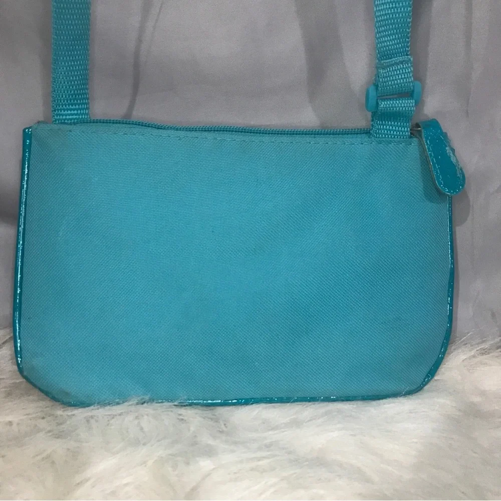 Trolls Purse Hair We Go! Crossbody Bag aqua blue with pink
